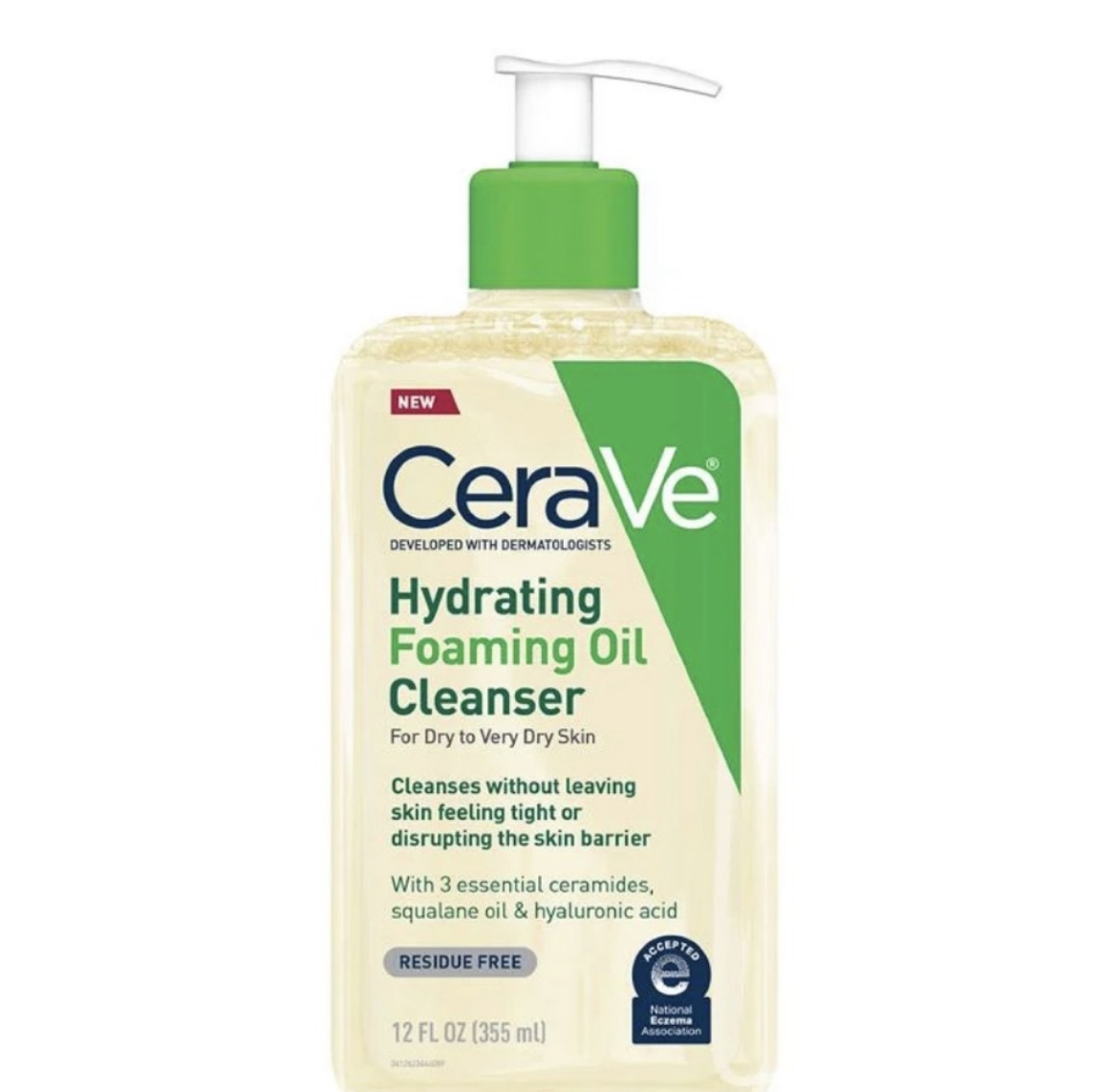 CERAVE Hydrating Foaming Oil Cleanser