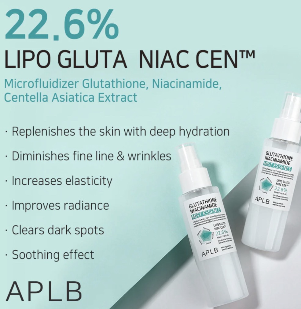APLB - Glutathione
Niacinamide Mist Essence - Essence hydratante – Image 2