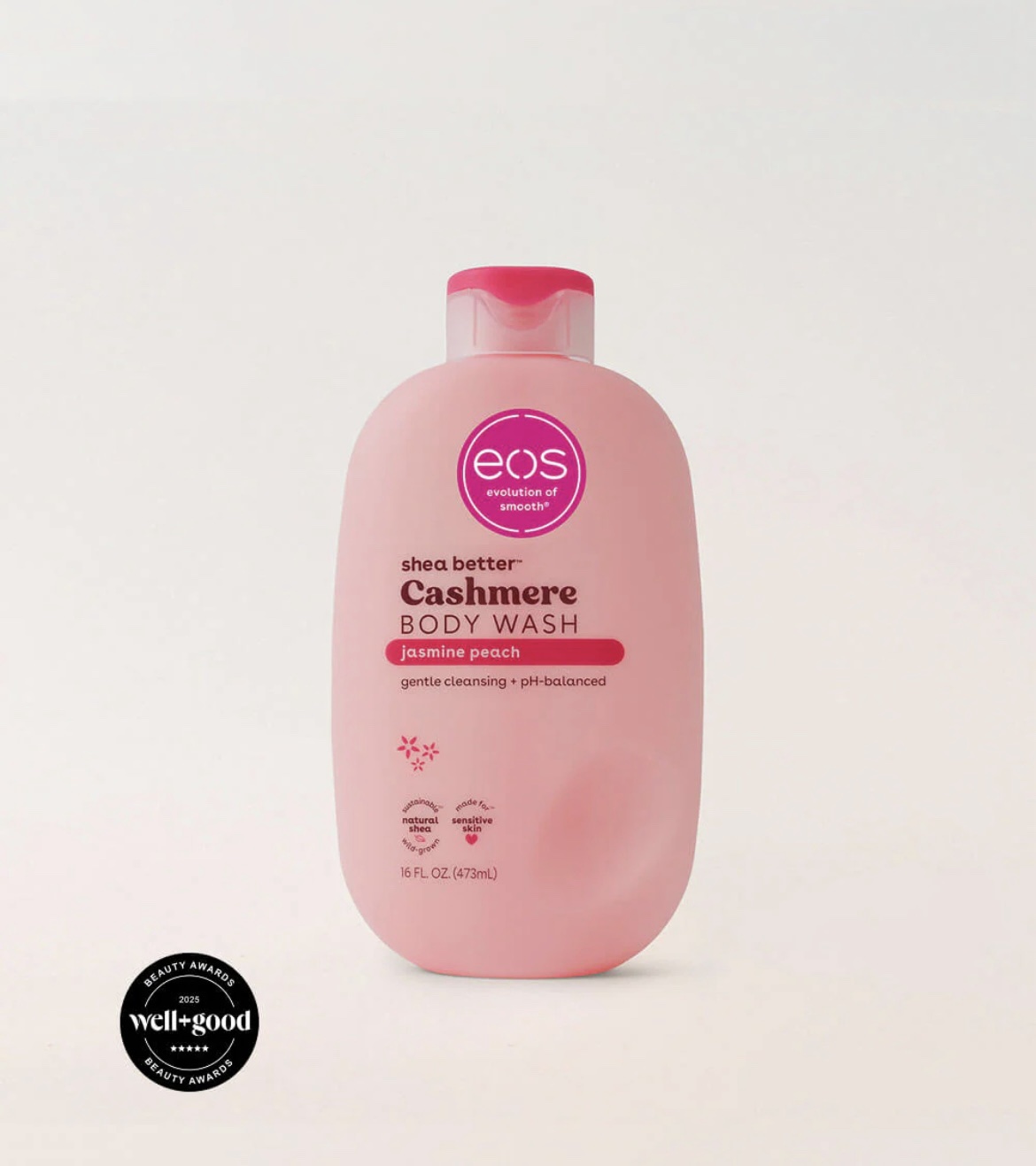EOS Shea Better Cashmere Body Wash Jasmine Peach- Nettoyant pour le Corps Parfum Jasmin Pêche