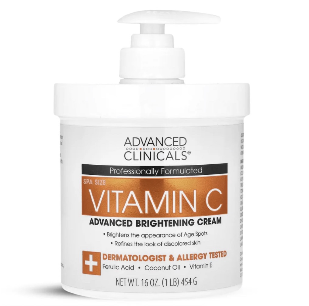 ADVANCED CLINICALS Vitamin C Cream -Crème pour le Corps à la Vitamine C