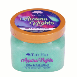 TREE HUT Aurora Nights Shea Sugar Scrub- Gommage au Sucre et au Karité Nuits d'Aurore.