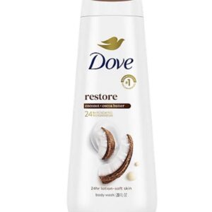 DOVE Restoring Body Wash with Coconut & Cocoa Butter -Nettoyant pour le Corps Restaurateur au Beurre de Coco et de Cacao
