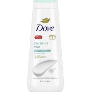 DOVE Sensitive Skin Body Wash-Nettoyant pour le Corps Peau Sensible Hypoallergénique