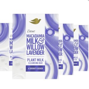 DOVE  Plant Milk Cleansing Bar Macadamia Milk & Willow Lavender - Pain de toilette au Lait de Macadamia et Lavande