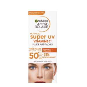 GARNIER Ambre Solaire Super UV Fluide Protecteur Anti-Taches SPF 50+