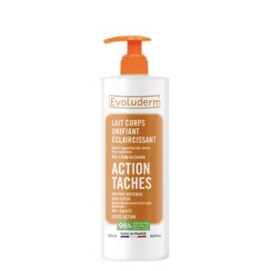 EVOLUDERM Lait Corps Unifiant  Action Tâches